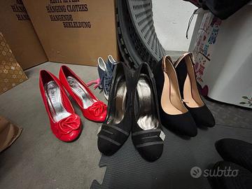 kit scarpe donna 38 tacco eleganti 