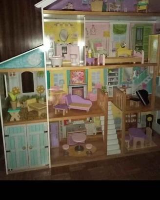 Casetta legno kid Kraft(ideale per Barbie)