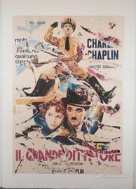 Litografia "Il grande dittatore", Mimmo Rotella