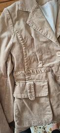 giacca velluto color cammello 