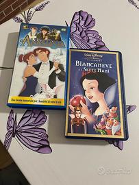2 VHS Anastasia e Biancaneve Disney/Fox