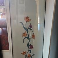 Doppio Vetro satinato disegnato per finestra bagno