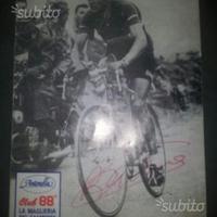 Cartolina autografata a penna da gino bartali