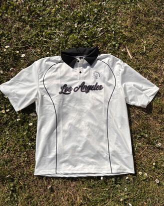 T-shirt Los Angeles bianca sportiva Streetwear