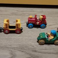 locomotive+macchinine+personaggi marca Ibrio treno