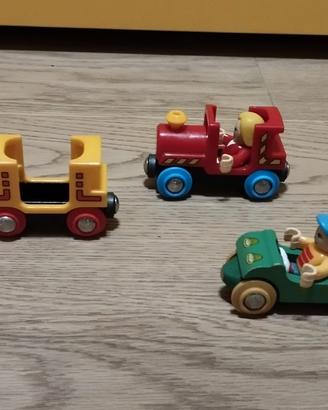 locomotive+macchinine+personaggi marca Ibrio treno