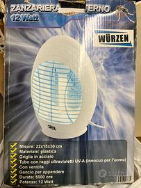 Zanzariera Elettrica Aspirante Würzen 12W