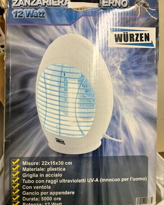 Zanzariera Elettrica Aspirante Würzen 12W