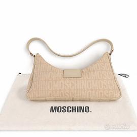 Borsa MOSCHINO originale – Beige Logo All Over