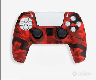 PlayStation 5 Skin Joypad camo Red Black 