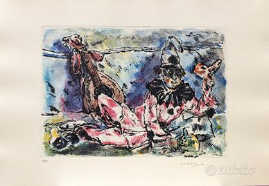 FRED PITTINO STAMPA ACQUATINTA FIRMATA E NUMERATA