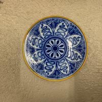 PIATTINO FIRMATO GHIRLA BLU DI GHIRLA