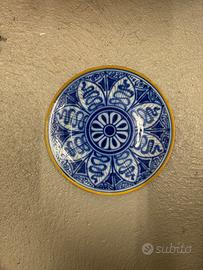 PIATTINO FIRMATO GHIRLA BLU DI GHIRLA