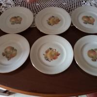 servizio piattini frutta o dolce vintage 