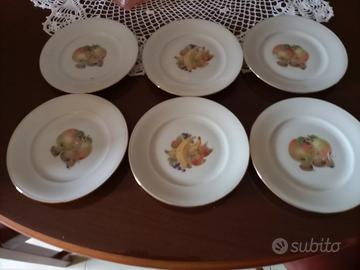 servizio piattini frutta o dolce vintage 