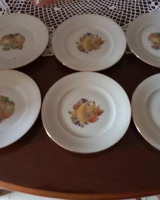servizio piattini frutta o dolce vintage 