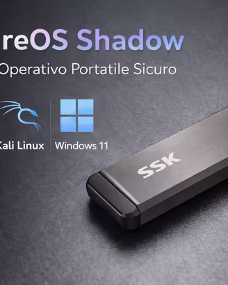 PC Sicuro in Tasca USB SSD con 3 Sistemi Operativi