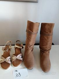 SCARPE DONNA N. 38  DUE PAIA