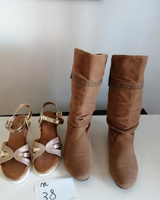 SCARPE DONNA N. 38  DUE PAIA