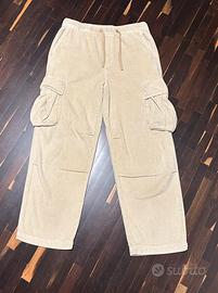 Pantalone Zara Velluto Biege tg31