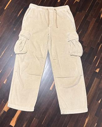 Pantalone Zara Velluto Biege tg31