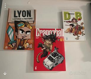 2 libri ragazzi Dragonball e Lyon ( anche separati