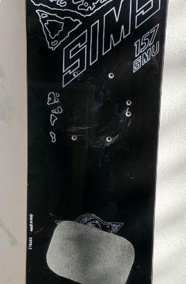 Snowboard T.sims 157 anni 1990 Vintage
