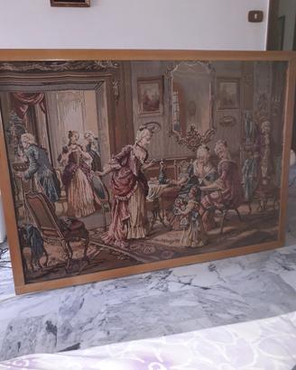 Arazzo da parete anni 50 aristocrazia del 900, a