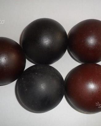 Bocce da cortile in bachelite