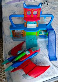 Quartier generale e aereo PJ MASK originali