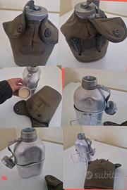 Borraccia militare originale in alluminio 