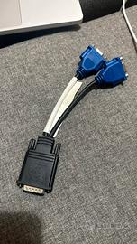 Molex Adattatore Vga Da Maschio a Doppia Femmina