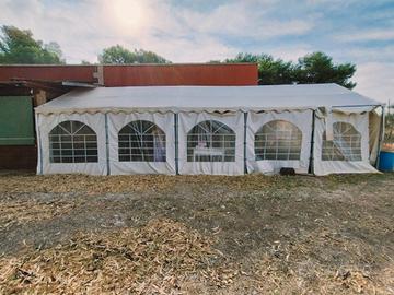 struttura in metallo gazebo