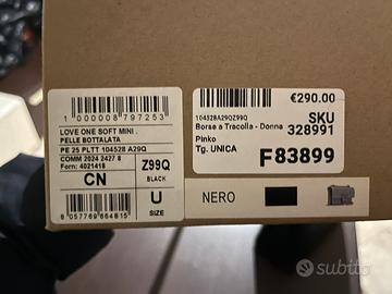 Borsa tracolla pinko one love soft mini