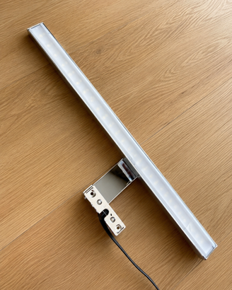Applique LED da specchio bagno 45 cm – Cromata –