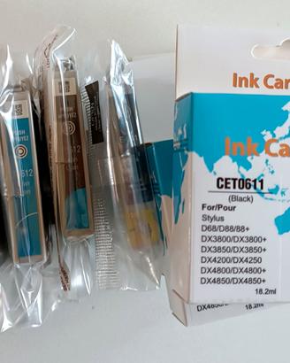 10 cartucce nuove per Epson Stylus + 4 in omaggio