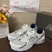 New Balance 530 White Silver Navy 41