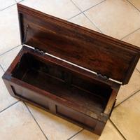 piccolo baule cassapanca in legno