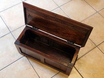 piccolo baule cassapanca in legno