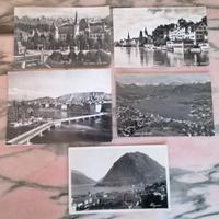 SVIZZERA LOTTO 5 CARTOLINE ANNI '50- VIAGGIATE
