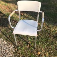 Sedia alluminio e formica