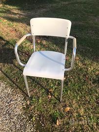 Sedia alluminio e formica