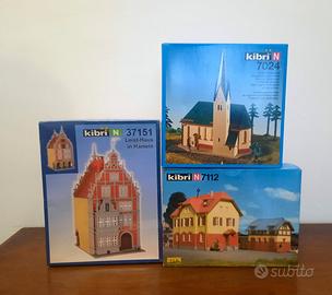Scala N 1:160 - Set edifici per treni