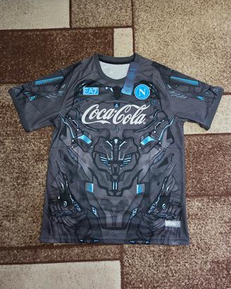 maglia napoli allenamento nera 25/26