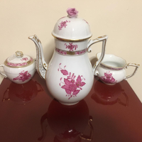 Set vintage Herend Apponyi purple