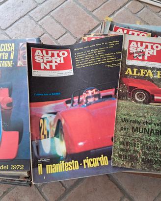 rivista AUTOSPRINT dal 1971 al 1974
