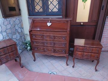 trittico ribalta con comodini stile barocchetto