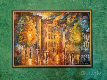 QUADRO  ORIGINALE  LEONID AFREMOV   OLIO NO COPIA 