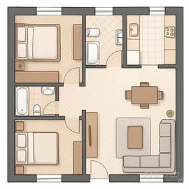 TRILOCALE ISOLOTTO- no spese condominio