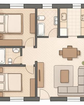 TRILOCALE ISOLOTTO- no spese condominio